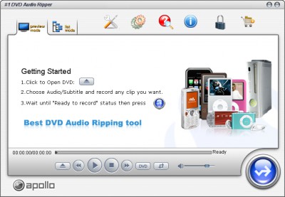 1 DVD Audio Ripper 1.0.29 screenshot