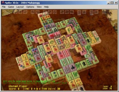 2004 Mahjongg 3.1 screenshot