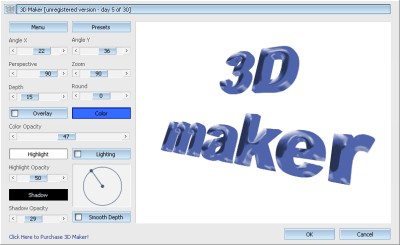 3D Maker 1.2 screenshot