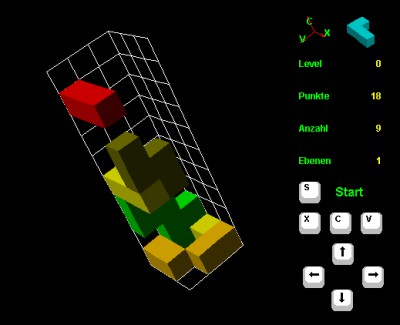 3D Tetris 4.1.0 screenshot