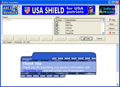 Able Submitter 2.2 screenshot