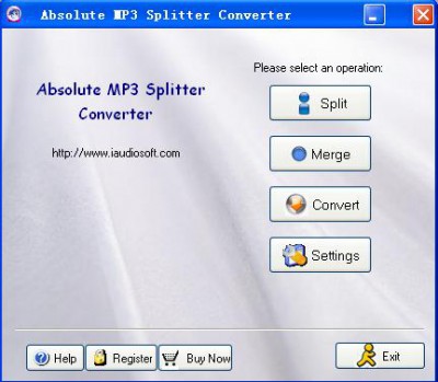 Absolute MP3 Splitter Converter 2.3.0 screenshot