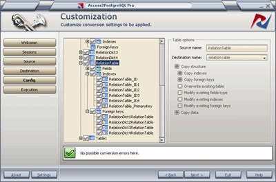 Access2PostgreSQL PRO 1.6.0 screenshot