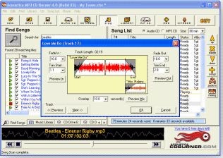 Acoustica MP3 CD Burner 2.9992 screenshot