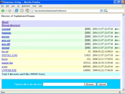 Acritum Femitter HTTP-FTP Server 1.042 screenshot