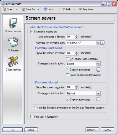 ActiveExit XP 3.22 screenshot