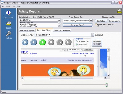 ActMon Computer Monitoring Software 5.20 screenshot