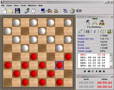 Actual Checkers 2000 A 1.5.7 screenshot