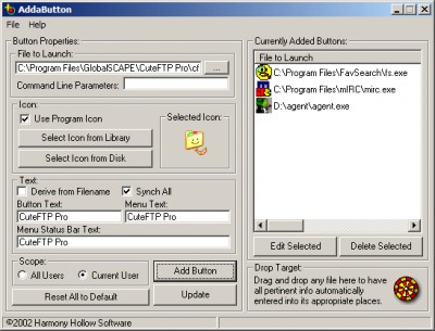 AddaButton 4.1 screenshot