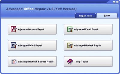 Advanced Office Repair 1.0 screenshot