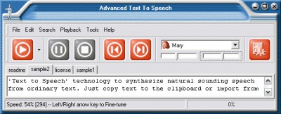 Advanced Text To Speech 3.6 screenshot