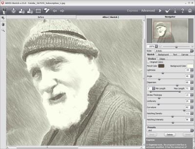 AKVIS Sketch 14.0 screenshot