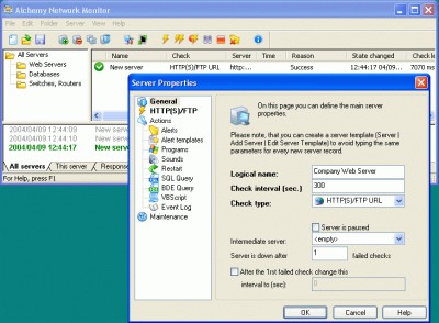 Alchemy Network Monitor Pro 11.5.5 screenshot
