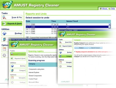 AMUST Registry Cleaner 3.11 screenshot
