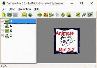 Animate Me! 2.2 screenshot