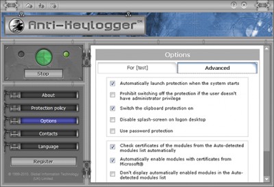 Anti-Keylogger 2.2 screenshot