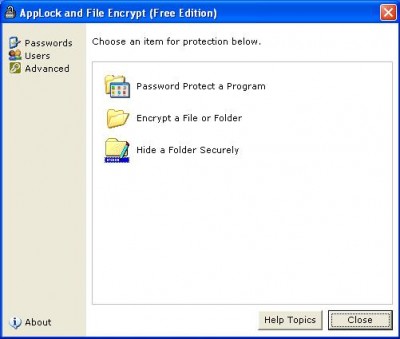 AppLock and File Encrypt 6.4 screenshot