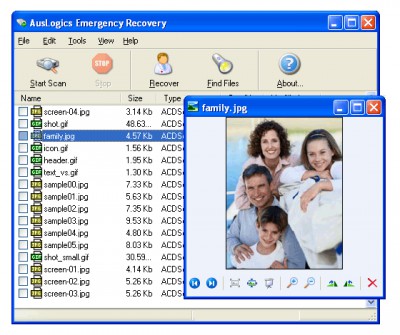 Auslogics Emergency Recovery 2.0 screenshot