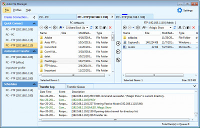 Auto FTP Manager 7.24 screenshot Auto FTP Manager 7.24 screenshot