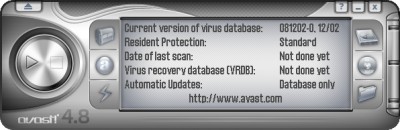 avast! 4 Home Edition 4.7.942 screenshot