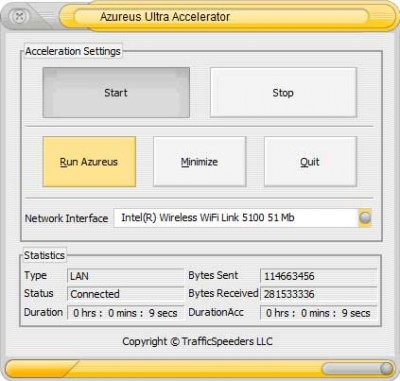 Azureus Ultra Accelerator 5.4.0 screenshot