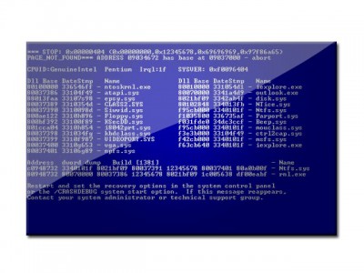 BlueScreen Screensaver 3.0 screenshot