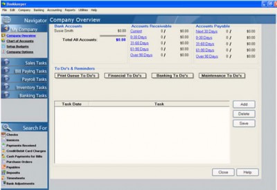 BookKeeper 2007 screenshot