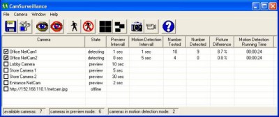 CamSurveillance 2.2 screenshot