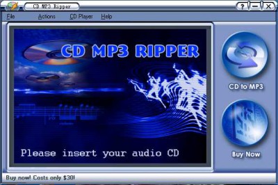 CD MP3 Ripper 1.0 screenshot