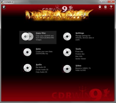 CDRWIN 6.1.1.0 screenshot