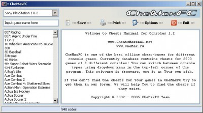 CheMax FC 1.4 screenshot