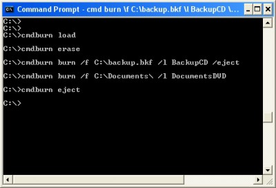 CommandBurner 3.5.0 screenshot