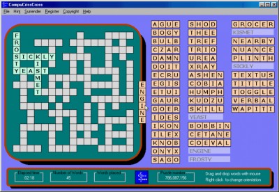 CompuCrissCross 1.0.1 screenshot