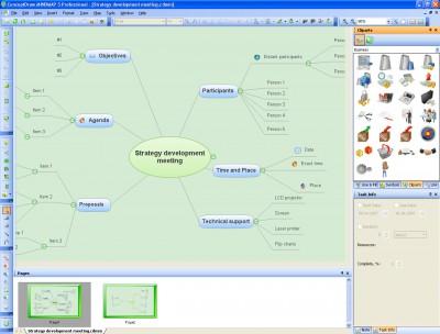 ConceptDraw MINDMAP Professional 5.4 screenshot