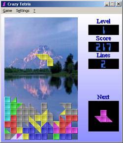 Crazy Tetris 2.21 screenshot