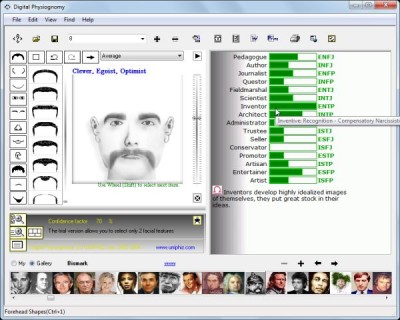 Digital Physiognomy 1.79 screenshot