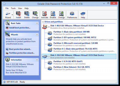 Disk Password Protection 5.5.1 screenshot