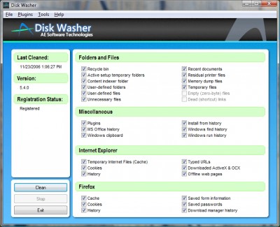 Disk Washer 6.0.2 screenshot