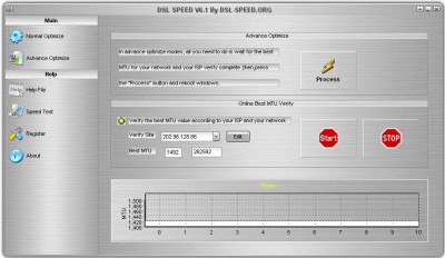 DSL Speed 8.0 screenshot