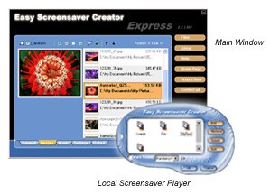 Easy Screensaver Creator Express 1.72 screenshot