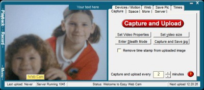 Easy Web Cam 3.5.8 screenshot
