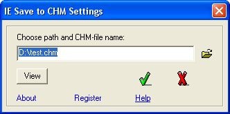 eMates Save To CHM 1.10 screenshot