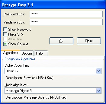 Encrypt Easy 3.1 screenshot