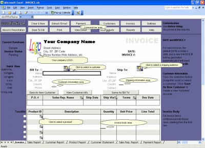 Excel Invoice Manager Platinum 2.221025 screenshot