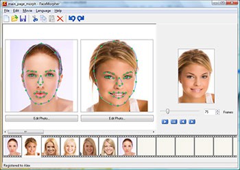 FaceMorpher 2.51 screenshot FaceMorpher 2.51 screenshot