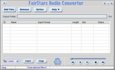 FairStars Audio Converter 1.29 screenshot