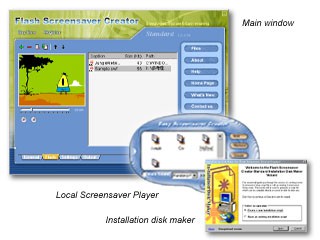 Flash Screensaver Creator 2.01 screenshot