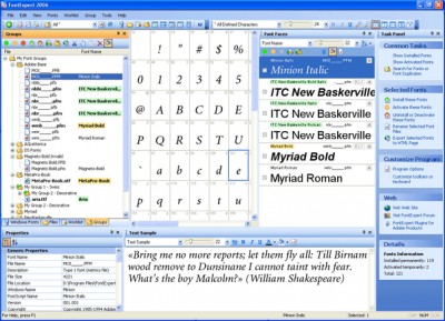 FontExpert 2005 7.0 screenshot