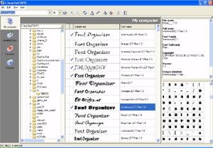 Fontonizer 1.3 screenshot