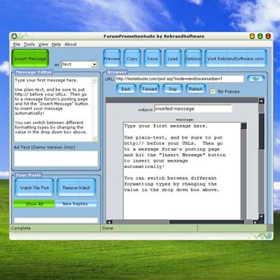 Forum Promotion Suite 2.3 screenshot